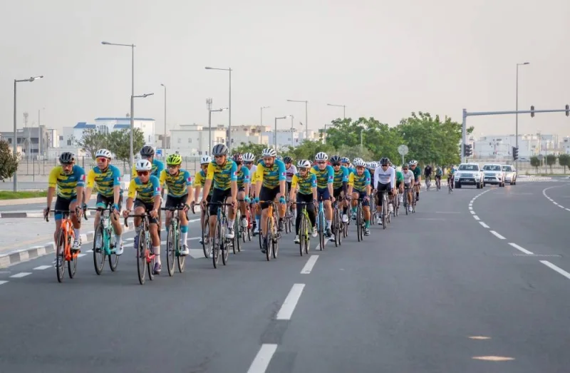 The MoT organised a cycling ride, in conjunction with Rasen Adventure Shop and A13 Academy, from Wakra Bus Station to Hamad Port. 