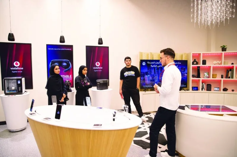 Vodafone Qatar during its participation the in the fifth edition of the ‘My Career – My Future’ programme by the Qatar Career Development Centre (QCDC).