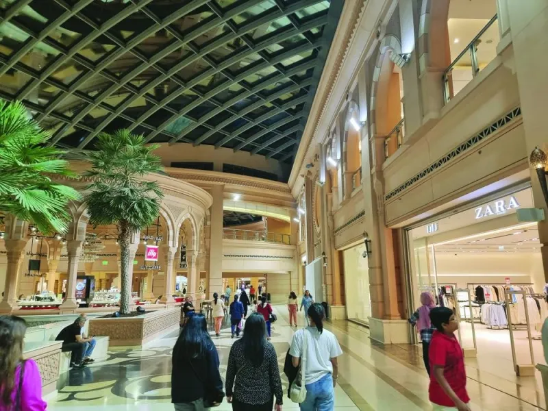 Qatar residents and visitors throng malls and shopping centres this summer.