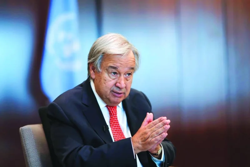 
UN Secretary-General Antonio Guterres. 
