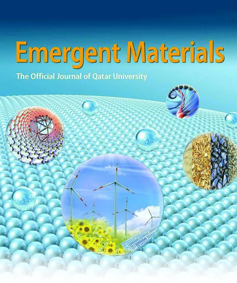 Cover page of &#039;Emergent Materials Journal&#039;.
