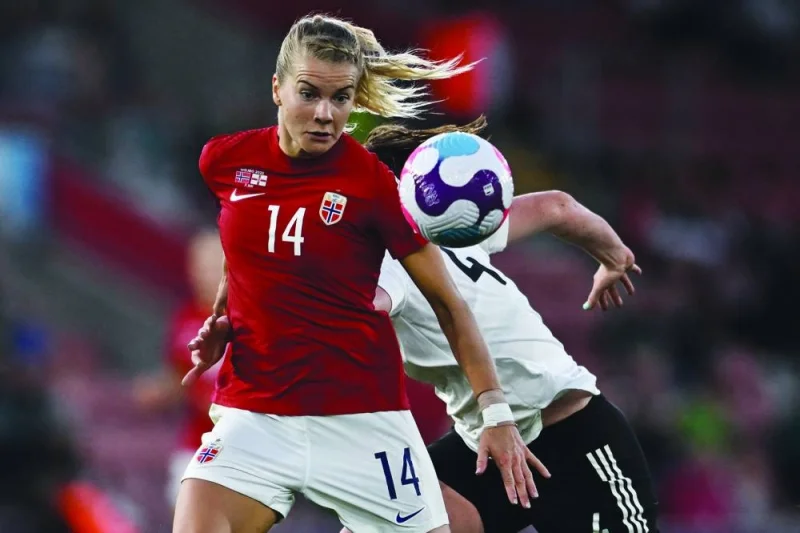 
Norway’s striker Ada Hegerberg. (AFP) 