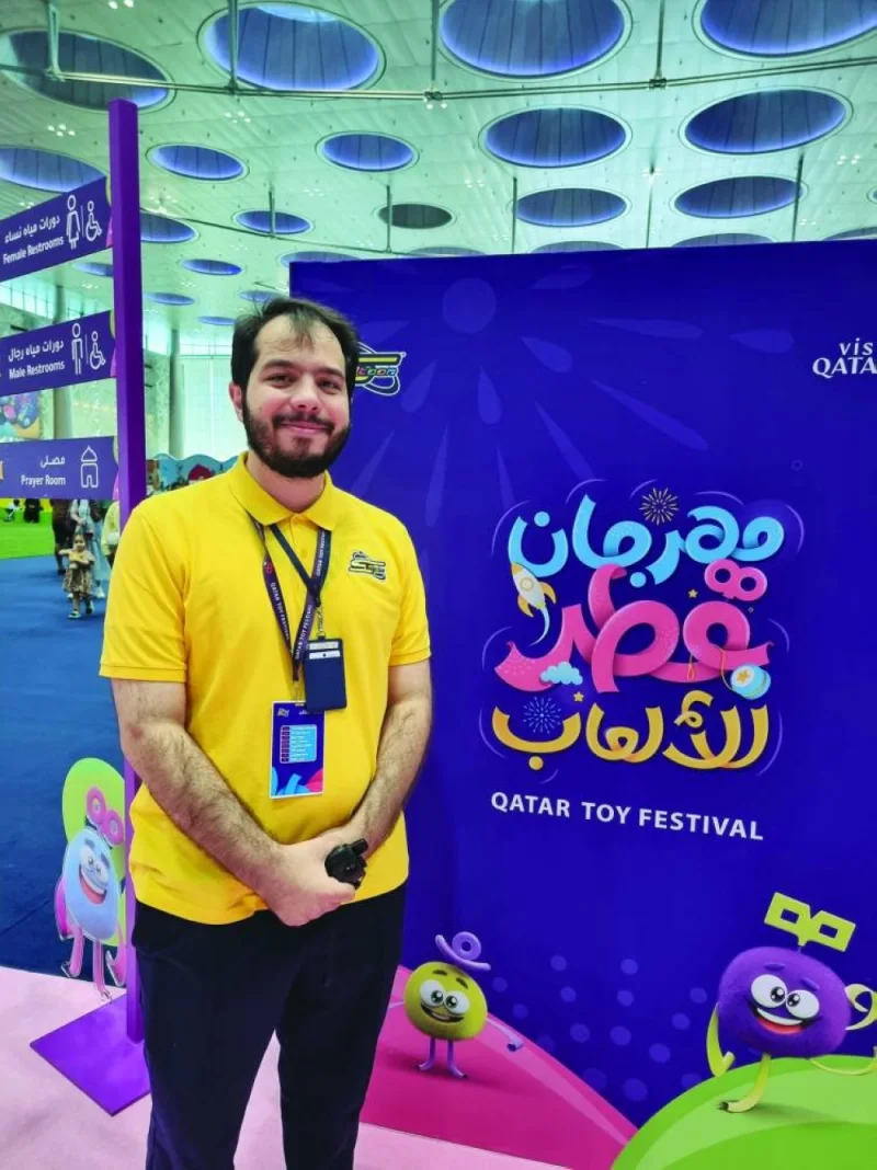 Ahmad Weiss at the festival.