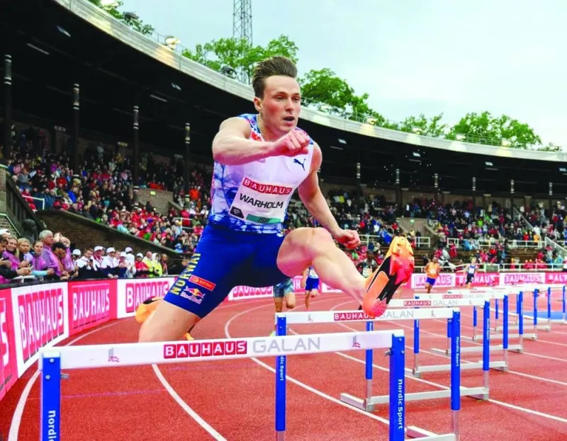 
Norway’s Karsten Warholm produced one of the most memorable Olympic victories in history when hurdling to gold in Tokyo in a stunning world record of 45.94sec two years ago. 