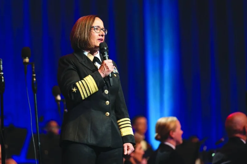 
Left: Admiral Lisa Franchetti. 