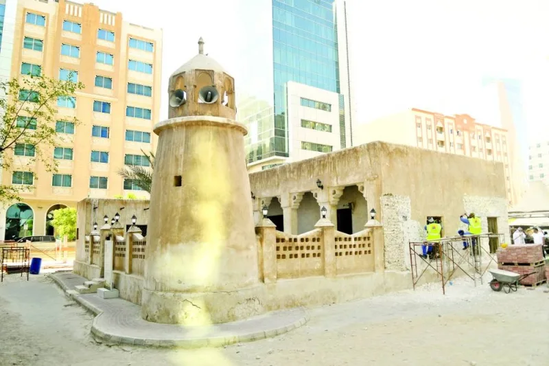 Restoration works of Al Youssef Mosque at Old Salata