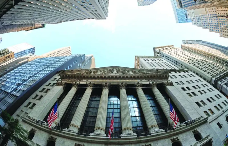
An external view of the New York Stock Exchange. US stock investors are bracing for a potentially volatile September as the market faces key economic data reports, a Federal Reserve meeting and worries over a possible government shutdown during a month of historically muted equity performance. 