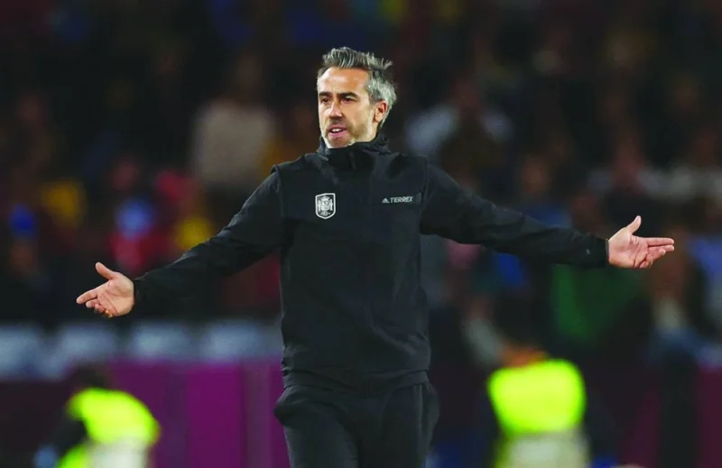 Coach Jorge Vilda, who was sacked on Tuesday, guided Spain to FIFA Women’s World Cup triumph last month. (Reuters)