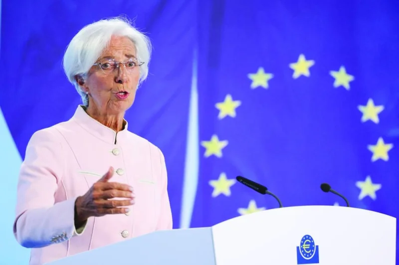 
Christine Lagarde, president of the European Central Bank. 