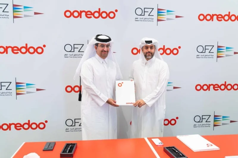 The agreement was signed by Sheikh Ali bin Jabor al-Thani, chief executive officer, Ooredoo Qatar and Sheikh Mohamed HF al-Thani, chief executive officer, QFZ. The new strategic partnership announced yesterday aims to expand the connectivity and ICT solutions available to prospective and existing investors and businesses in the free zones.