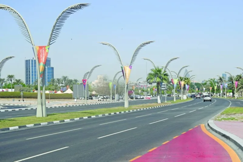 Streets of Doha decked up for Expo 2023.
