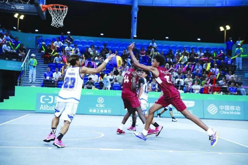 Qatar’s 3x3 basketball team entered the quarter-finals at the Asian Games on Friday, after 21-5 rout of Cambodia in the round robin Pool D match.