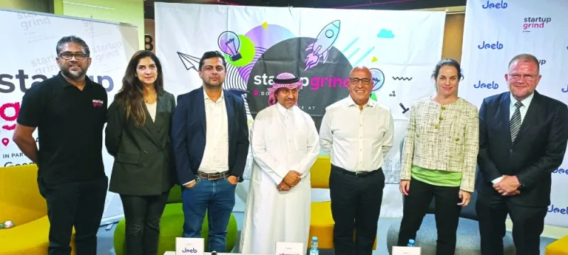 The panel of experts during Startup Grind Doha&#039;s event titled ‘Navigating the Funding Landscape in Qatar: What do Investors Really Look For?’