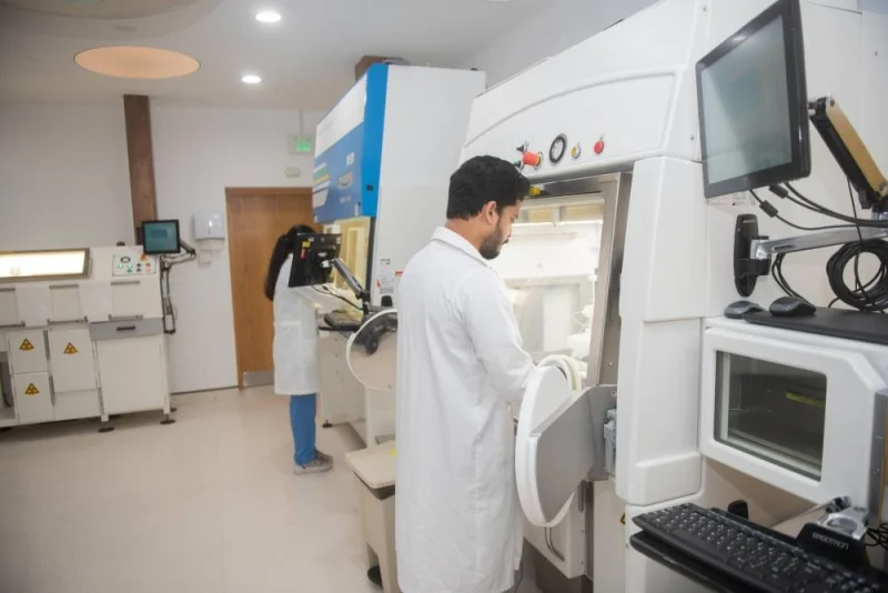 The first patient successfully received treatment in the Nuclear Medicine Department at the National Centre for Cancer Care and Research (NCCCR).