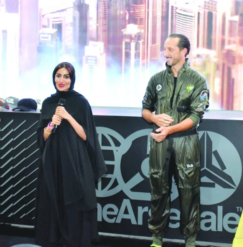 Shaikha al-Sulaiti and Patrice Meignan at the launch programme Saturday.