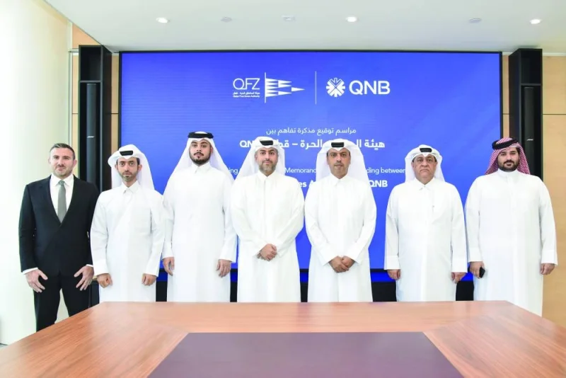 Qatar Free Zones Authority and QNB have signed a memorandum of understanding (MoU) to promote efforts to attract FDI and support companies investing in QFZ, by providing a range of banking services and benefits to these companies and investors.