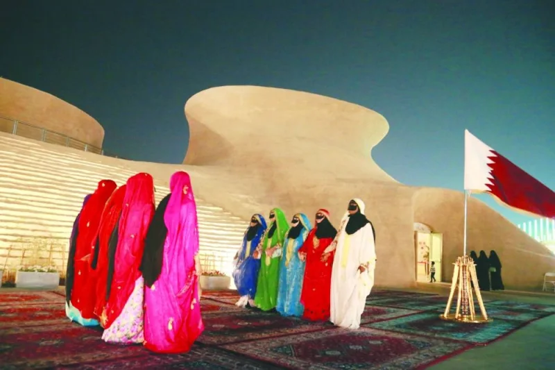 Snapshots of activities at Qatar&#039;s pavilion at the expo.