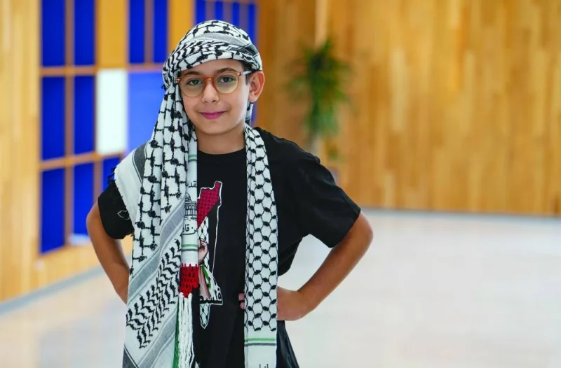 Ahmed Omer, a nine-year-old student at QAM.
