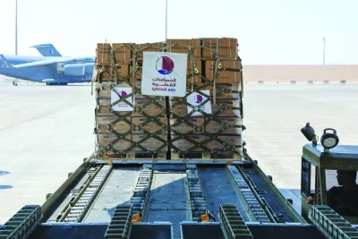 A Qatari plane carrying 37 tonnes of food and medical aid, provided by Qatar Development Fund, departed for the city of El Arish in Egypt. This aid is intended for transfer to Gaza and is part of Qatar&#039;s ongoing support for the Palestinian people.