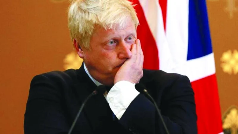 UNDER FIRE: Boris Johnson.