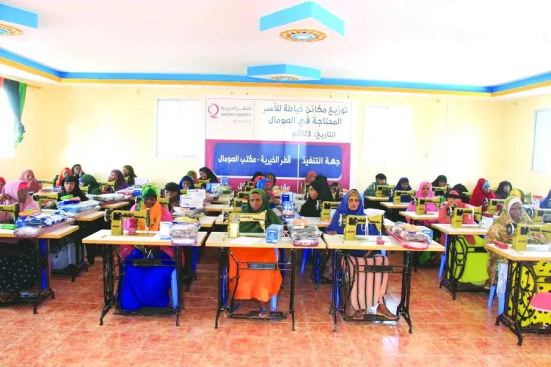 Qatar Charity supports needy families in Somalia.