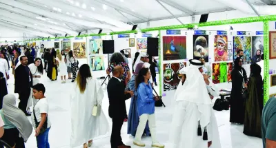 The fifth edition of the Qatar International Art Festival runs until November 25 at the Cultural Zone of Expo 2023 Doha with the participation of 300 artists from more than 60 countries. PICTURES: Thajudheen