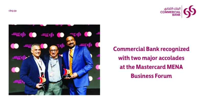 Commercial Bank is the only bank in Qatar to receive this recognition, which not only demonstrates its growing influence in the cards and payments industry in the Middle East but also confirms its position as a leading card issuer in Qatar and the region