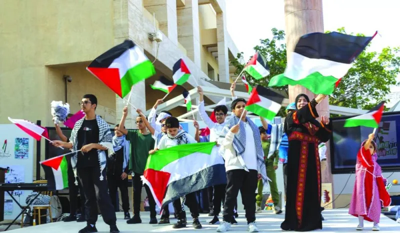 QF's Awsaj Academy hosts event to aid education in Palestine - Gulf Times