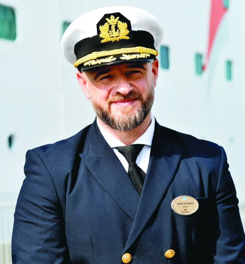Qatar has a promising future as a premier cruise destination: Captain Asen Gyurov in Doha.