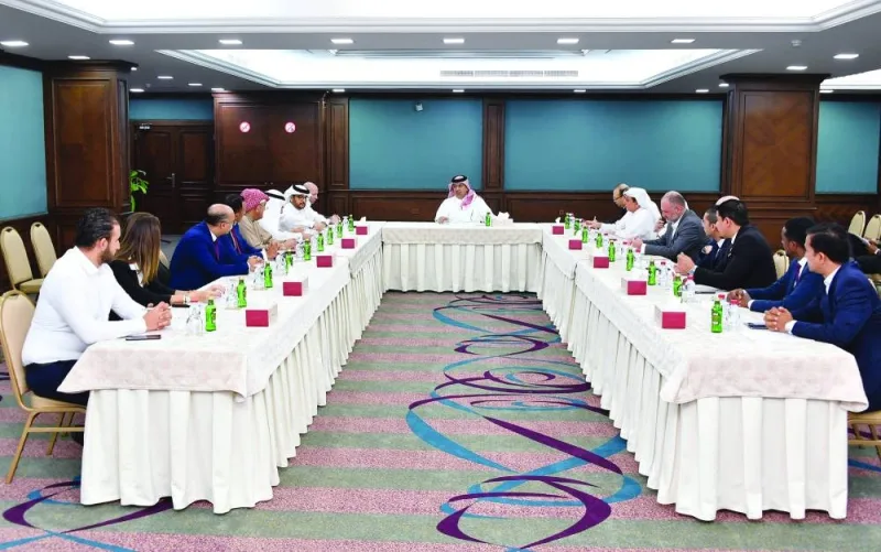 The meeting was presided over by Qatar Chamber board member Sheikh Hamad bin Ahmed bin Abdulla al-Thani, who is also the chairman of the chamber&#039;s Tourism and Exhibitions Committee.