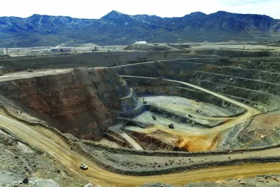 
FILE PHOTO: A view of the MP Materials rare earth open-pit mine in Mountain Pass, California. (Reuters) 