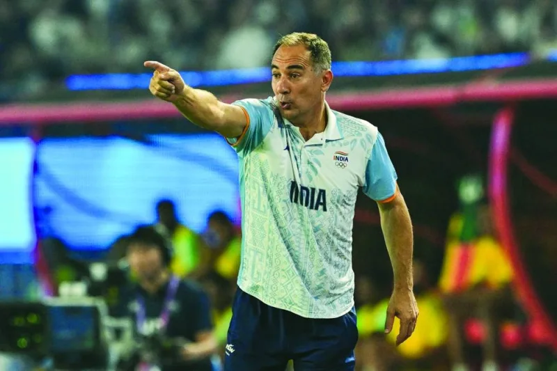 India’s coach Igor Stimac.