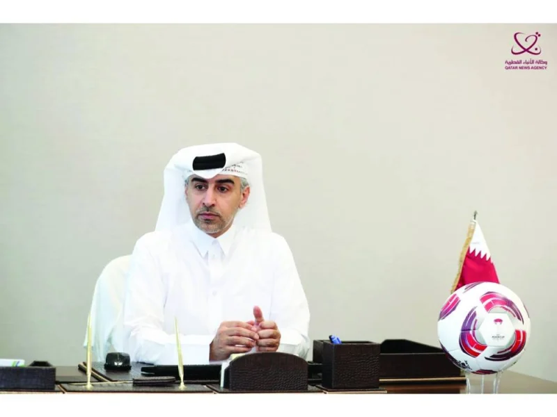 Hassan Rabia al-Kuwari, Director of Marketing and Communications at the Local Organising Committee (LOC) for the AFC Asian Cup Qatar. 