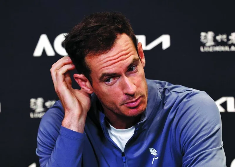 Britain’s Andy Murray during press conference on Friday. (Reuters)