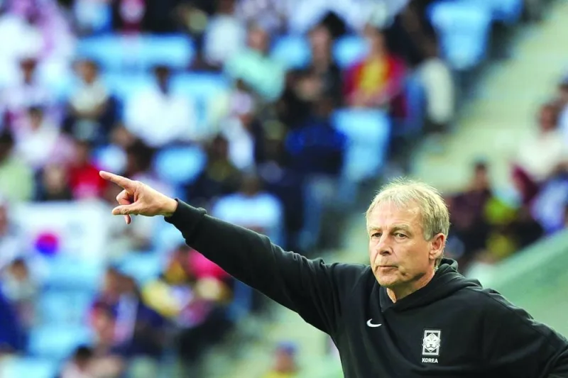 South Korea&#039;s German coach Jurgen Klinsmann. (AFP)