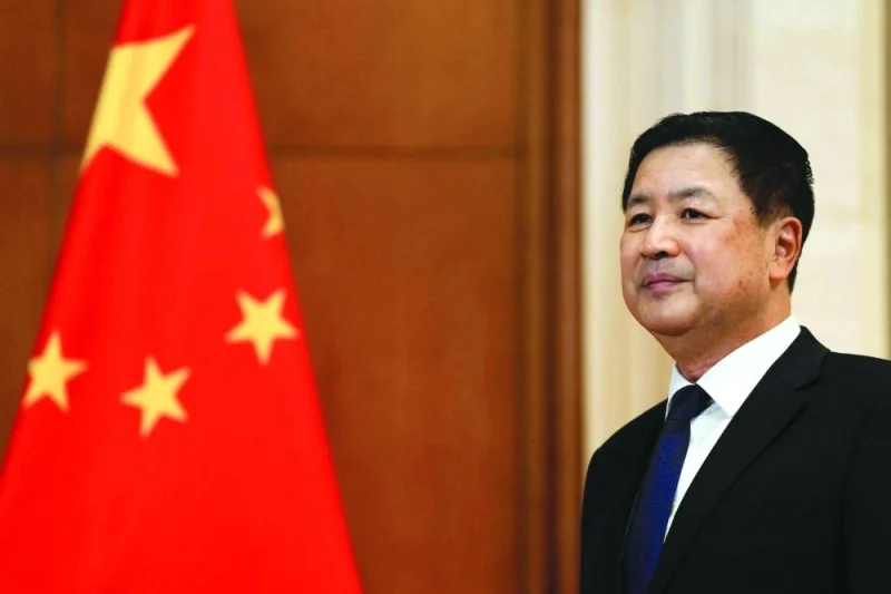 
Chinese Minister of Public Security Wang Xiaohong. 