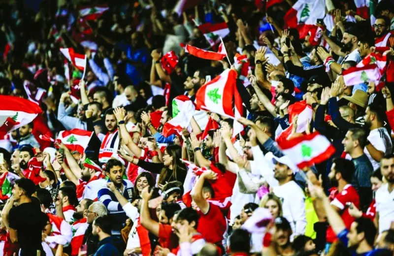 
Fans attend one of the matches at the AFC Asian Cup Qatar 2023. 