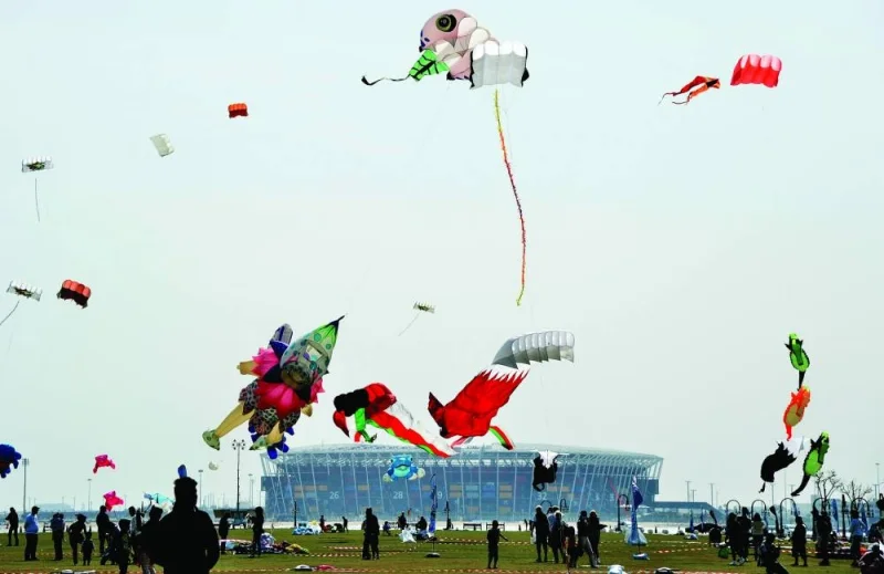 Kites of varying designs, sizes and colours adorned the skies of Old Doha Port Friday. The Qatar Kite Festival 2024, which concludes Saturday, has brought together 60 participants from 20 countries around the world.