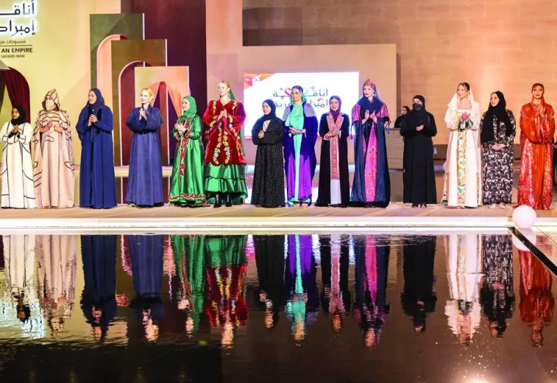 The ‘Isfahan Abayas & Caftans Fashion Show’ at the MIA courtyard featured 15 designers.