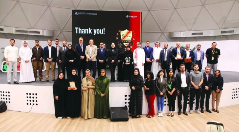 The winners and organisers of the ‘2nd Entrepreneurship and Innovation Excellence Award for Startups’ during the awarding ceremony.