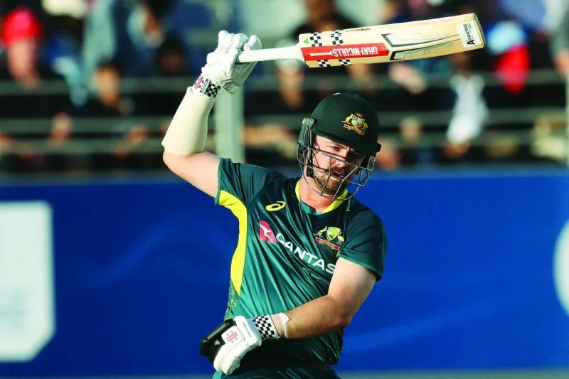 Australia’s Travis Head bats during the second T20I against New Zealand in Auckland on Friday. (AFP)