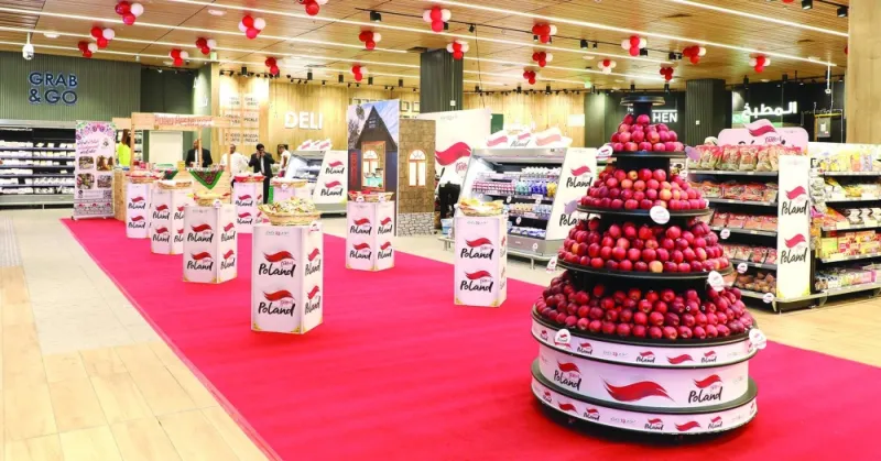 A display in connection with &#039;Taste of Poland&#039; promotion (supplied picture).
