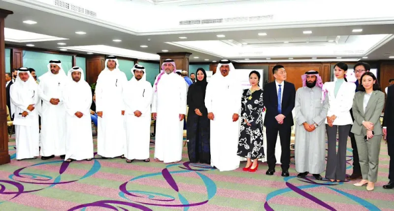 The Qatari-Chinese business meeting, hosted by the Qatar Chamber in the presence of its first vice-chairman Mohamed bin Ahmed bin Twar al-Kuwari, and Dong Lei, head of the Chinese delegation representing the Federation of Industries in Shenzhen City, and the participation from numerous Qatari and Chinese businessmen.
