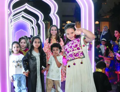 Msheireb hosts a Garangao event on March 14, attracting many children. PICTURE: Thajudheen
