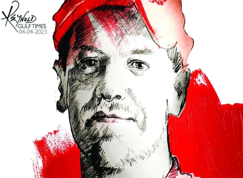  Sebastian Vettel (Illustration by Reynold/Gulf Times)