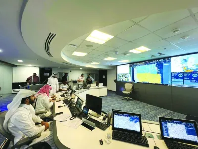 A centre of Ashghal&#039;s Drainage Networks Operations and Maintenance Department.
