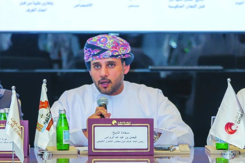 Sheikh Faisal bin Abdulla al-Rawas, president of the Federation of GCC Chambers (FGCCC).