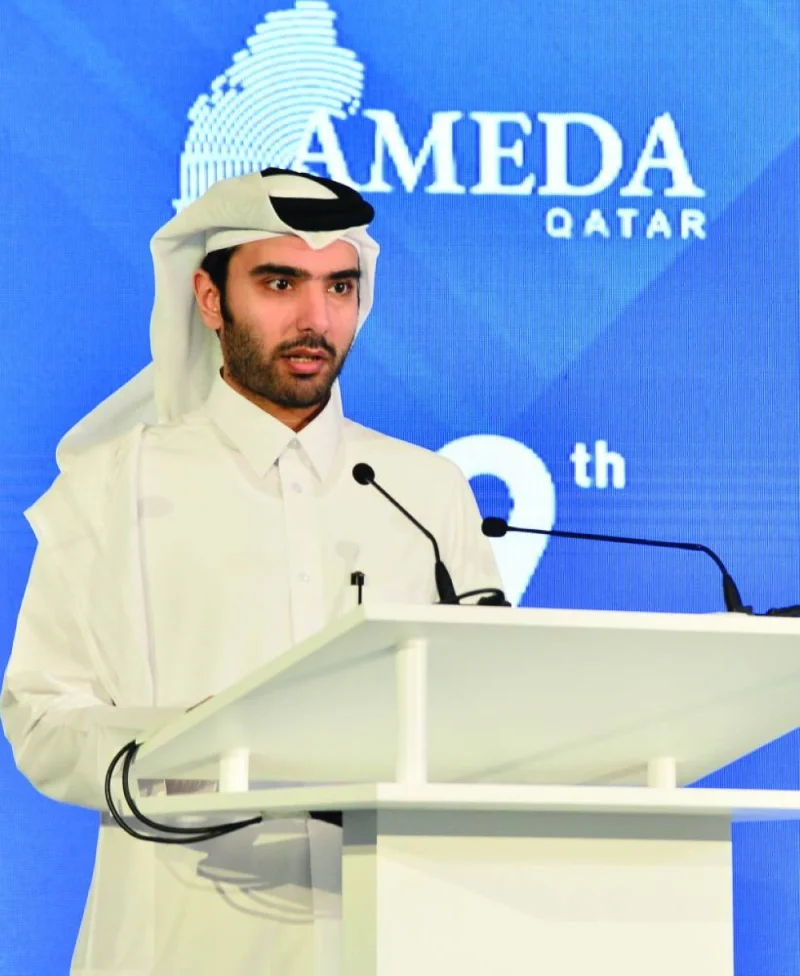 Sheikh Ahmed bin Khalid al-Thani, Assistant Governor of the Qatar Central Bank and chairman of the board of Edaa.
