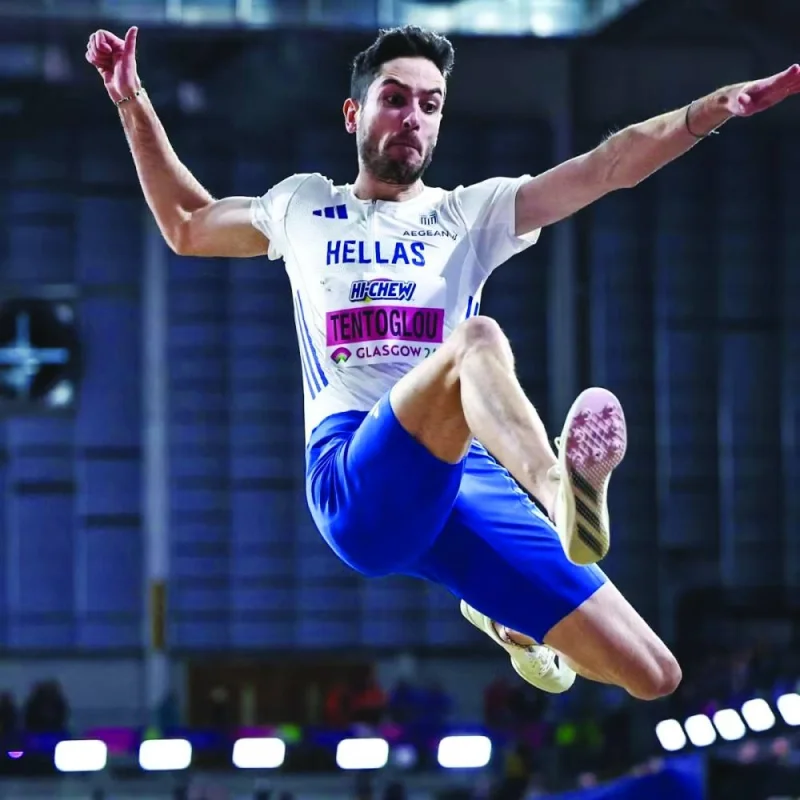 
Long jump star Miltiadis Tentoglou will compete in Doha for the first time. 