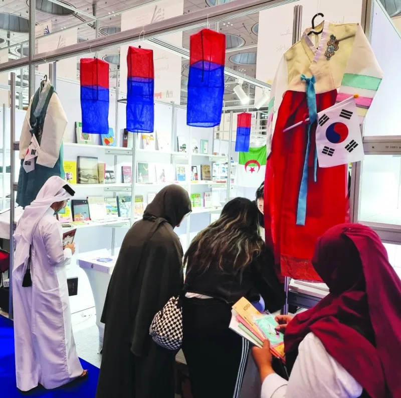 South Korean embassy takes part in the book fair  with a captivating display of literary works. 